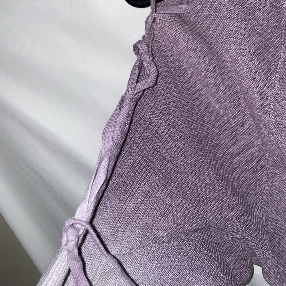 Torrid‎ Size 4 Sweater Ombre Plush Long Sleeve Lace Up Shoulder